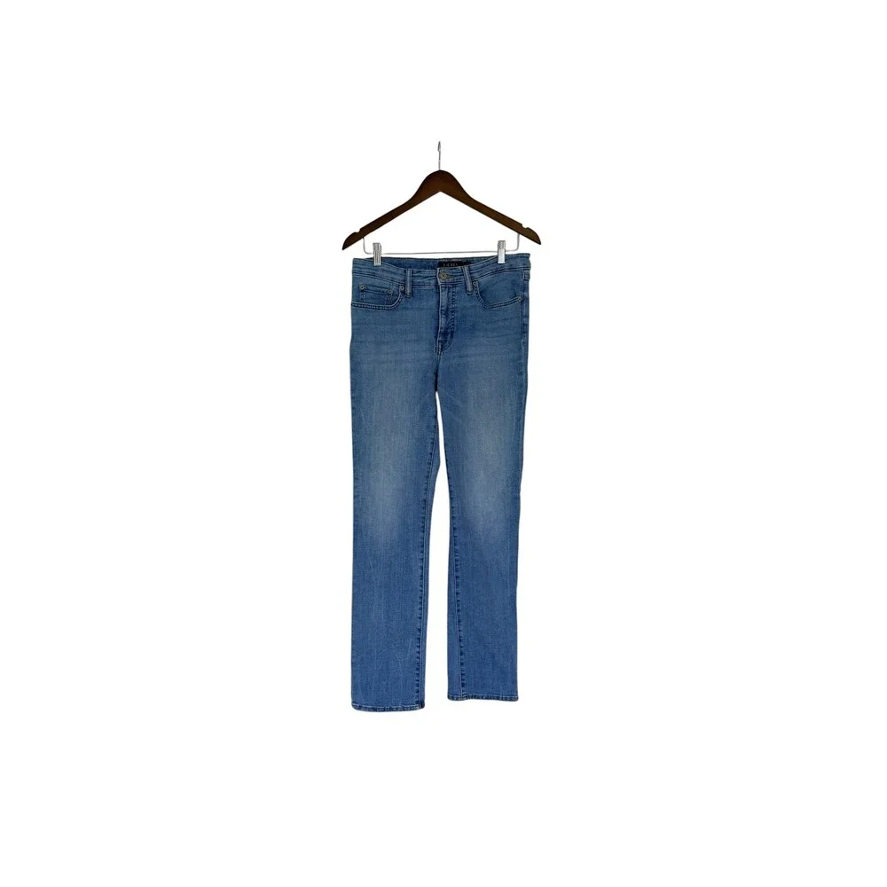 Lauren Ralph Lauren Womens Straight Leg Jeans Blue Medium Wash Denim Size 8